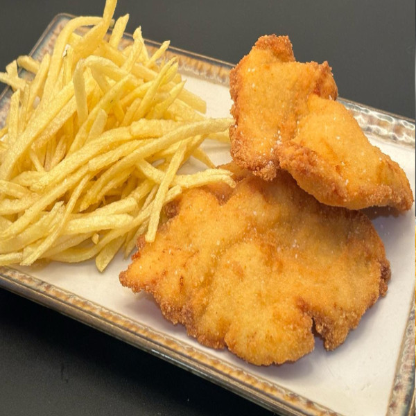Filete de pollo empanado