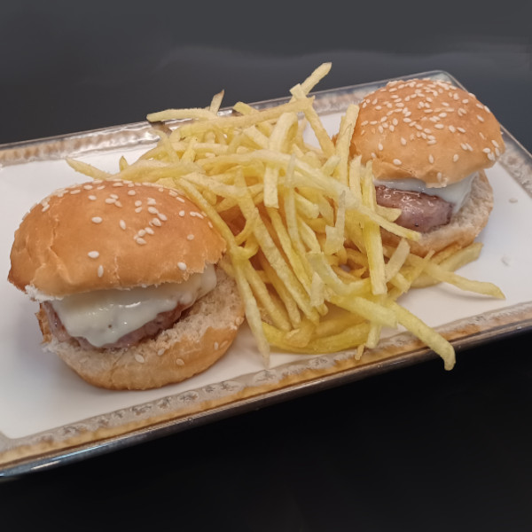 Mini hamburguesas de cerdo